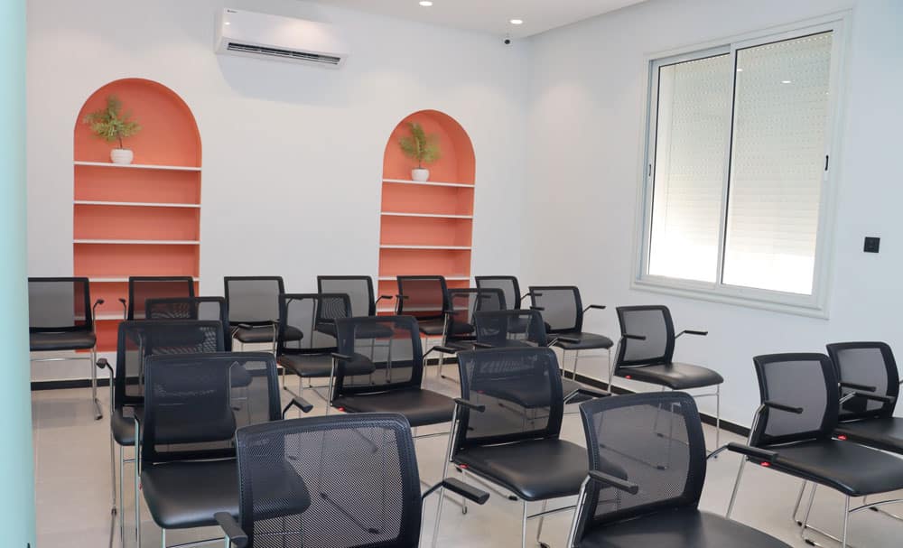 Salle de classe du campus Digital College en Tunisie